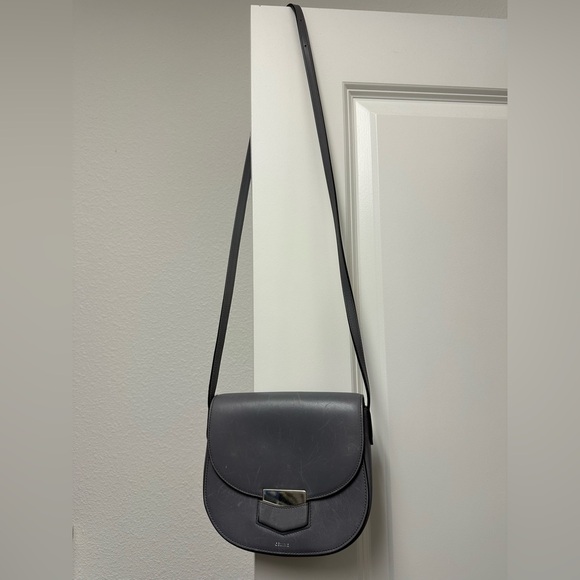 Celine Handbags - CELINE SMALL LEATHER TROTTEUR